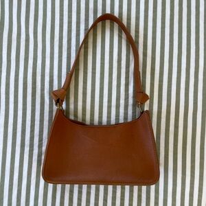 Madewell The Sydney Shoulder Bag in Burnished Caramel